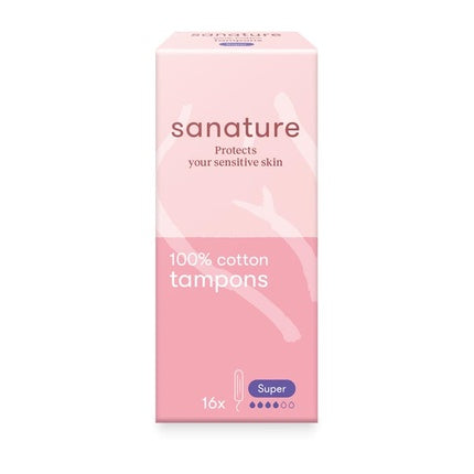 Sanature Cotton Tampons Super High Absorbency