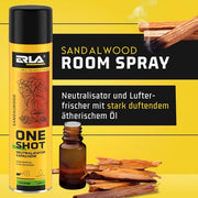 Erla Air Freshener for Home 'One Shot' 600ml Room Spray with 3m Reach Odor