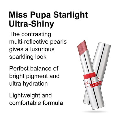 Pupa Miss Starlight Ultra Brilliant Lipstick N.702 Gorgeous Grace
