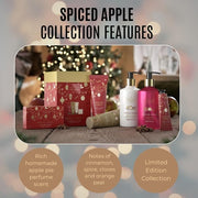 Scottish Fine Soaps Spiced Apple 2024 Hand Care Set 300ml - Pack of 2