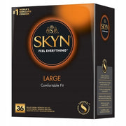 Skyn Feel Everything Large Non-Latex Condoms - 36 Pack