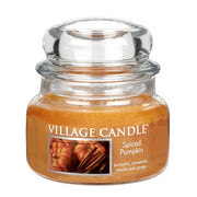 Village Candle Spiced Pumpkin 11 oz Glass Jar Scented Candle Small