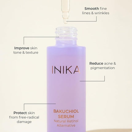 INIKA Organic Bakuchiol Serum Natural Retinol Alternative