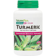 NaturesPlus Herbal Actives Turmeric 400mg 95% Curcumin Vegan Capsules 60 Servings