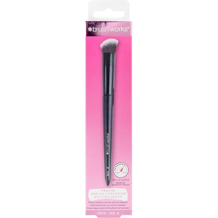 Brushworks No. 8 Precise Angled Concealer Buffing Brush