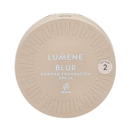 Lumene Blur Longwear Pressed Powder SPF 15 10g - Pack of 2