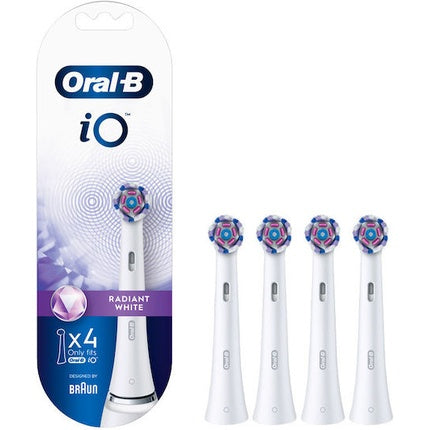 Oral B Toothbrush Spare Parts Io Radiant White 1x4