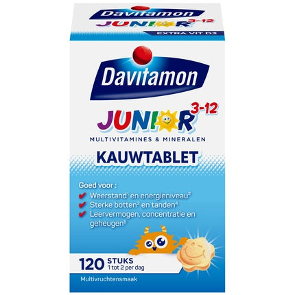 Davitamon Junior 3 Chewable Vitamins Multifruit