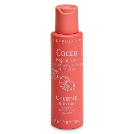 L'Erbolario Coconut Bath Cream 3.4 Oz
