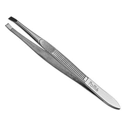 Eurostil Straight Tip Chrome Tweezers 9cm