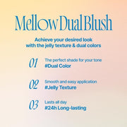 Mellow Dual Blush Mv02 Icy Cupid