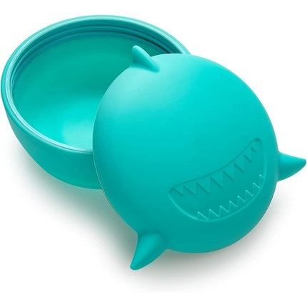 Melii Silicone Animal Bowls with Lid - Shark Food Storage Container
