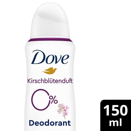 Dove Cherry Blossom Scent Deodorant Spray with Nourishing Zinc Complex and 0% Aluminum Salts 150ml