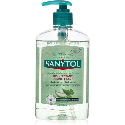 Disinfectant and Moisturizing Hand Gel 250ml with Aloe Vera and Green Tea