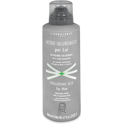L'Erbolario Hyaluronic Acid Foam for Him with Three Hyaluronic Acids
