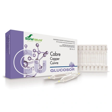 Soria Soria Glucosor Copper 28 Ampoules X 2ml