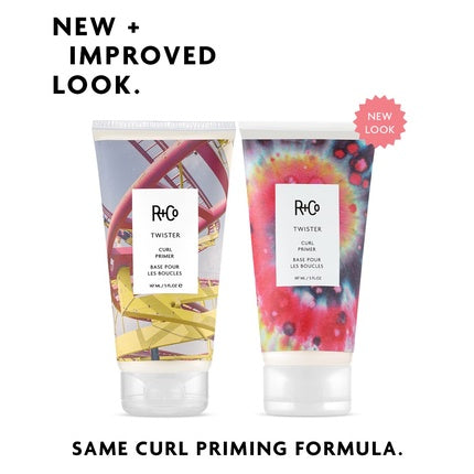 R+Co Twister Curl Primer Lightweight Styling Primer for Moisturized and Defined Curls 5 Fl Oz