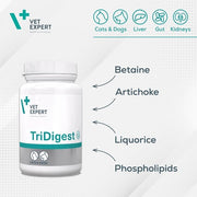 Vet Expert Tridigest Digestive Support for Dogs & Cats - Multi-Functional