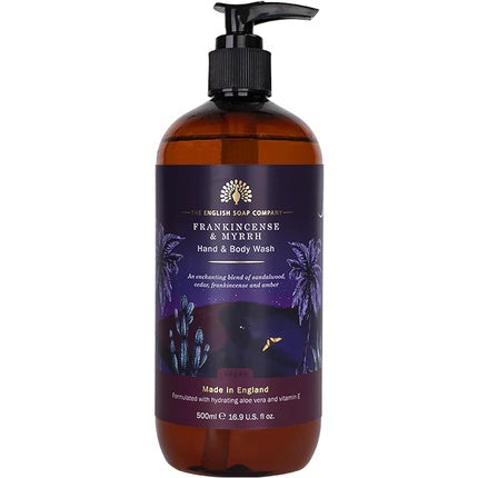 Frankincense & Myrrh Hand & Body Wash Soap 500ml 16.9fl oz.