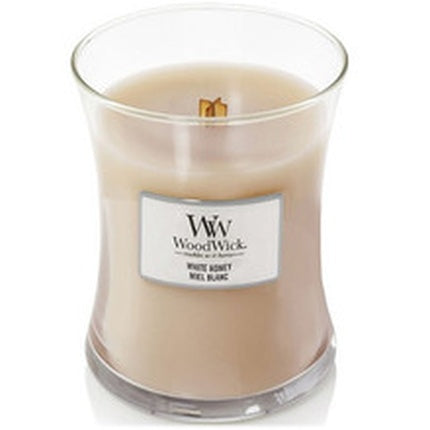 Woodwick White Honey Scented Candle Vase 6095 G