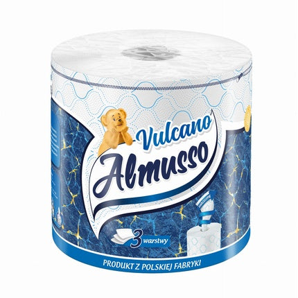 Almusso Vulcano Paper Towel - 1 Roll, 3 Layers, Super Strong