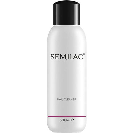 Semilac Nail Cleaner Residue Remover 500ml - Multi-Purpose Isopropanol Hybrid Nail Polish Remover for Nail Plates and Sticky Layers