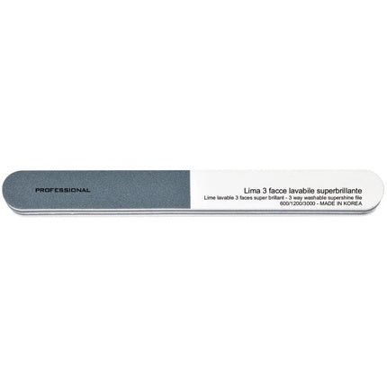 Xanitaliapro Polishing Nail File With Three Zones Washable