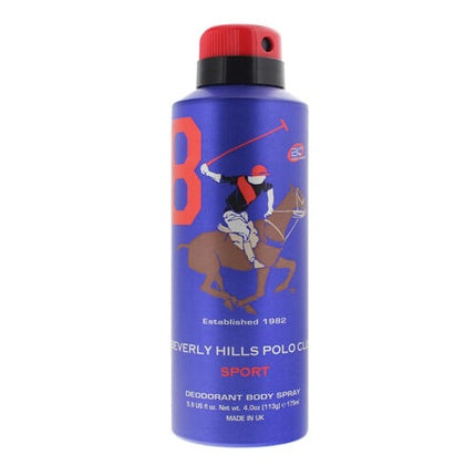 Beverly Hills Polo Club Sport 8 Deodorant Body Spray 175ml for Men