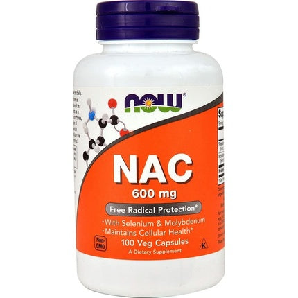 NOW NAC 600mg 100 Capsules