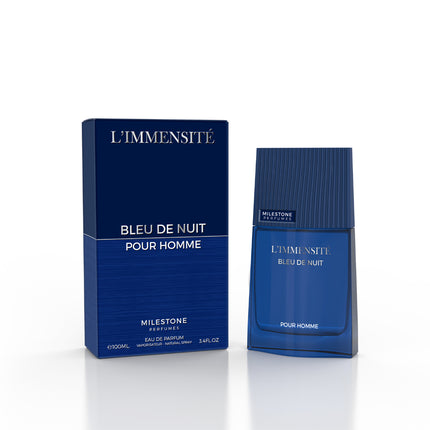 Milestone L'Immensite Bleu De Nuit Pour Homme Eau De Parfum 100 Ml