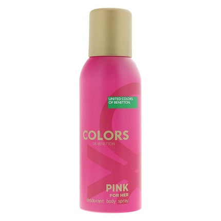 Benetton Pink Colors Deodorant Spray For Women 150ml