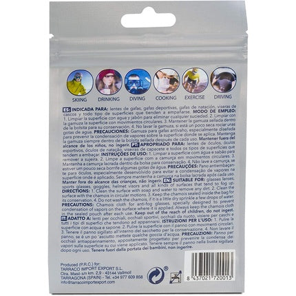 LOV YC Reusable Anti-Fog Cloth for Glasses and Lenses