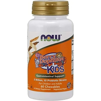NOW NF Berry Dophilus Kids 60 Chewables