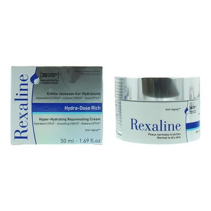 Rexaline 3d Hydradose Rich Cream Extra Moisturizing Rejuvenating Skin Cream 50 Ml