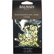 Eurohair Balmain 100 Beige Rings And 2 Pullers