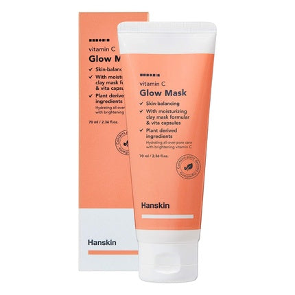 Hanskin Vitamin C Glow Mask Clay Mask with Ascorbic Acid for Glowing Skin