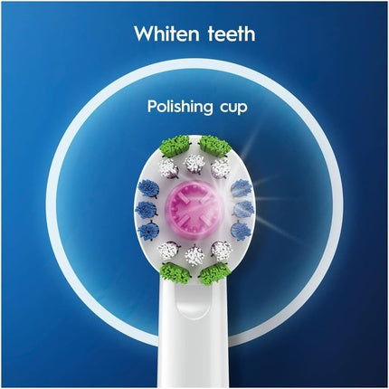 Oral-B 3D White Electric Toothbrush Head with Clean Maximiser Technology 4 Count