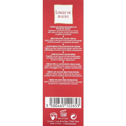 Guinot Longue Vie Mains Multi Action Vital Hand Care 75ml