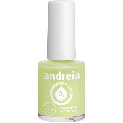 Andreia Halal Breathable Nail Polish Glossy Vegan and Cruelty-Free 10.5ml B4 Green Shades of Blue