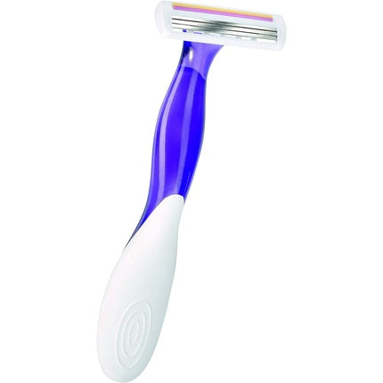 BIC Miss Soleil Colour Collection 3-Blade Razors for Women with Easy Grip Handle and Lubricating Strips 8 Razors Multicolor - Pack of 8