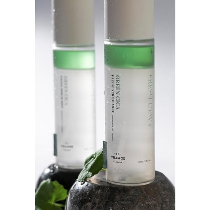 Fresh Dewy Green Cica Facial Serum Mist Korean Face Spray for Deep Hydration