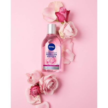 Nivea Rose Water Micellar Water 400ml Facial Cleansing with MicellAIR Technology and Natural Rose Water