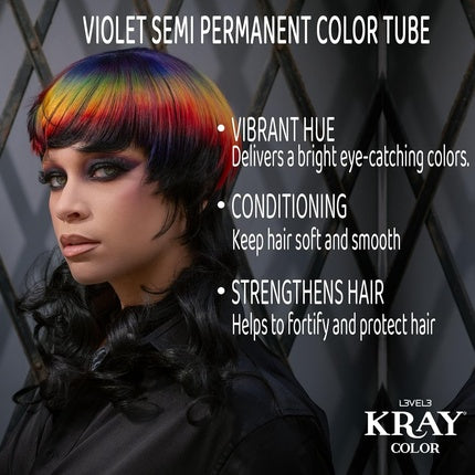 Level 3 Kray Semi Permanent Hair Color with Aloe Vera