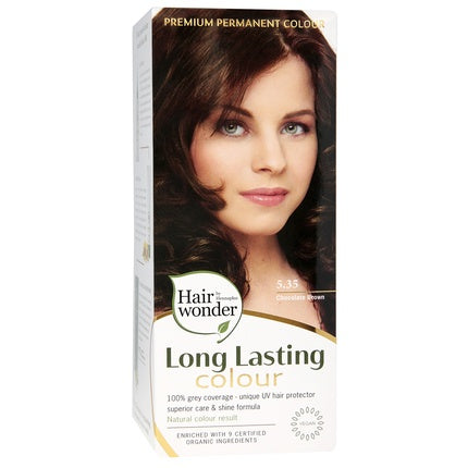 Hennaplus Lasting 535 Chocolate Brown Hair Dye