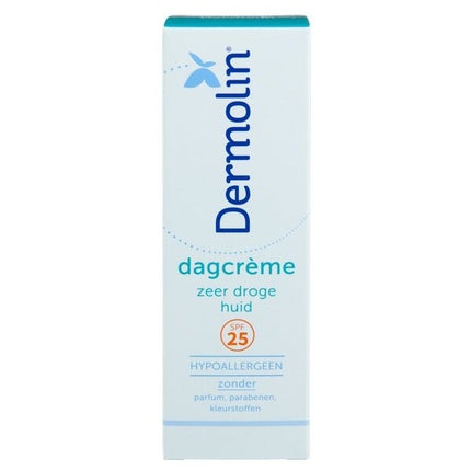 Dermolin Day Cream Very Dry Skin Spf 25 50 Ml - Moisturizing Protection For Dry Skin