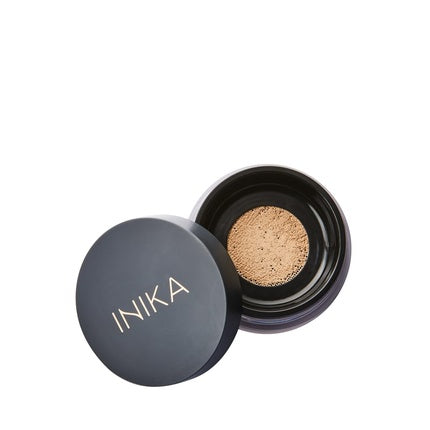 INIKA Organic Mineral Powder Foundation with SPF 25 Vegan Makeup Buildable Coverage Flawless Radiance & Glow Blemish Coverage Cruelty Free Sustainable Packaging Unity 8g 0.28 Ounce