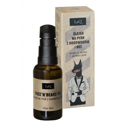 Laq Beard Oil With Pedigree Softens Beard And Smooths Face 30ml