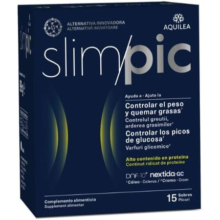 Aquilea Slimpic Dietary Supplement 15 Lemon Sachets