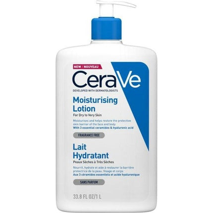 Cerave Moisturising Lotion 1000 Ml Ideal For Dry To Very Dry Skin Fragrancefree