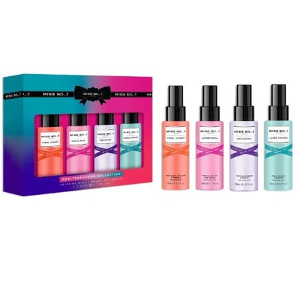 Raphael Cosmetic Rc Miss So Mediterranean Perfume Mist Set 4 X 50 Milliliters